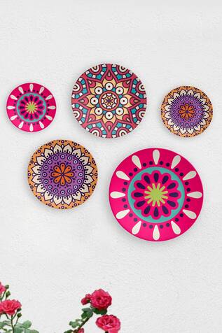The Quirk India Rays Of Hope Decorative Wall Plates (Set of 5)