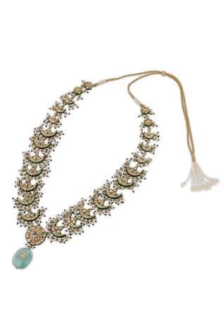 Anayah Jewellery Kundan Bead Drop Necklace