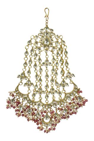 Riana Jewellery  Chandbali Drop Chain Passa
