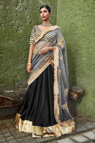 Ranian Gota Embroidered Lehenga Set
