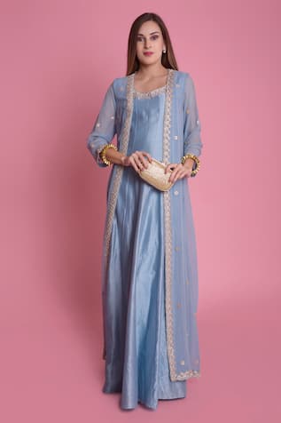 long jacket gown online