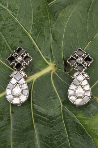 Sangeeta Boochra  Priska Studded Dangler Earrings