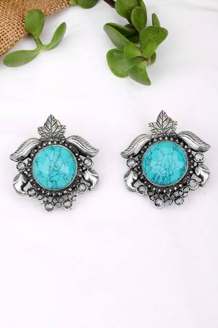 Sangeeta Boochra Adia Carved Earrings