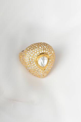 Osvag India Polki Embellished Ring