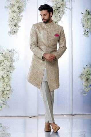 Seema Gujral Zari Work Sherwani Set