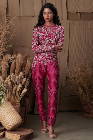 Shriya Som Flora Embroidered Jumpsuit