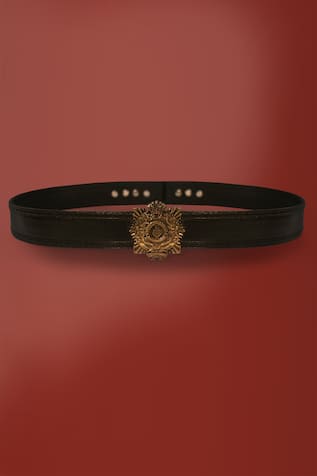 S&N by Shantanu and Nikhil - Accessories  Aerial Crested Belt