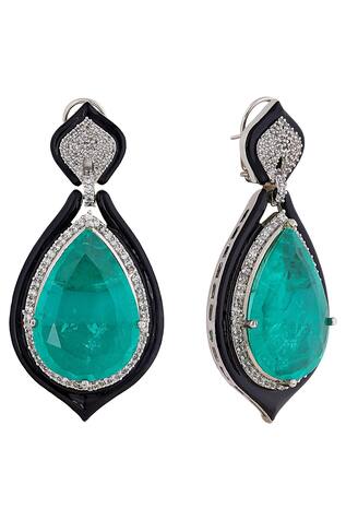 Anayah Jewellery Stone Studded Drop Earrings