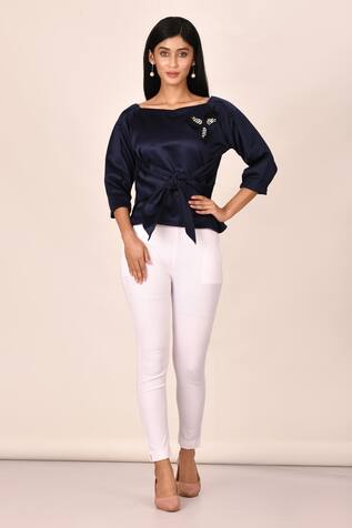 Arihant Rai Sinha Front Tie Up Top
