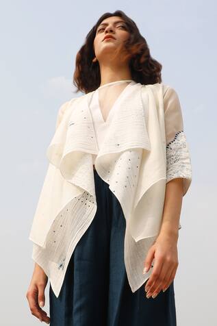 Arcvsh by Pallavi Singh Organic Cotton Layered Jacket 