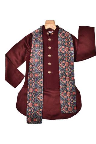 Partykles Bundi Kurta Set