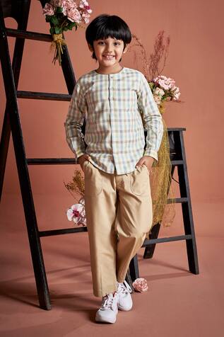 Little Luxury Cotton Baggy Pants