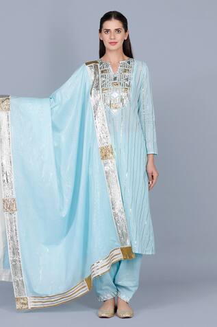 Gulabo by Abu Sandeep Lurex Cotton Salwar