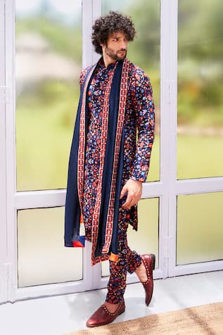 SVA by Sonam & Paras Modi Floral Print Kurta Set