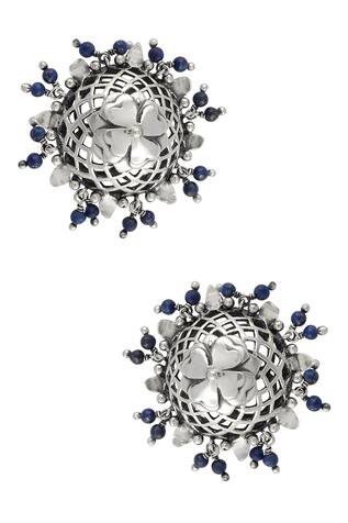 Tribe Amrapali Handcrafted Floral Stud Earrings