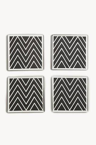 The Bling Edit Chevron Coasters (Set of 4)