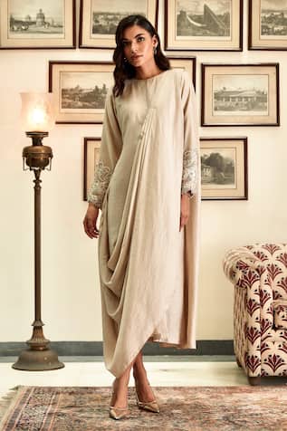 Twinkle Hanspal Silk Dress Saree