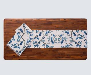 Throwpillow Chinoiserie Printed Table Runner
