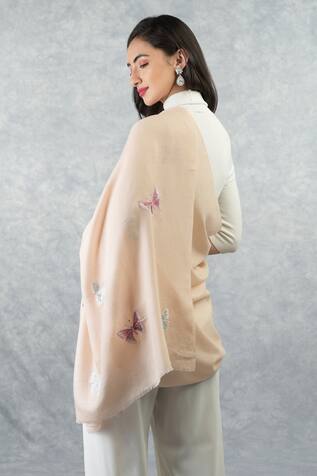 Talking Threads- Accessories Pashmina Embroidered Stole