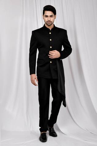 Arihant Rai Sinha Textured Suit & Pant Set