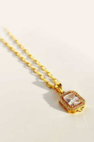 Osvag India Polki Embellished Pendant Necklace