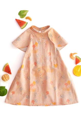 Miko Lolo Broccoli Print Dress