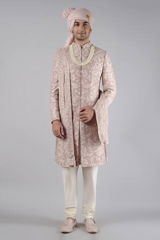 Siddhesh Chauhan Seher Kali Embroidered Sherwani Set