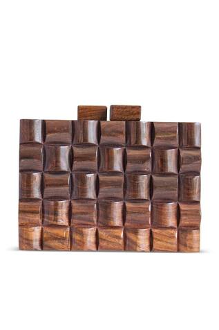 Sephyr Ygritte Wooden Clutch With Sling