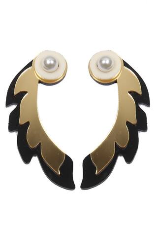 The YV Brand by Yashvi Vanani The Phoenix Wing Stud Earrings