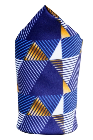 Tossido Geometric Print Pocket Square