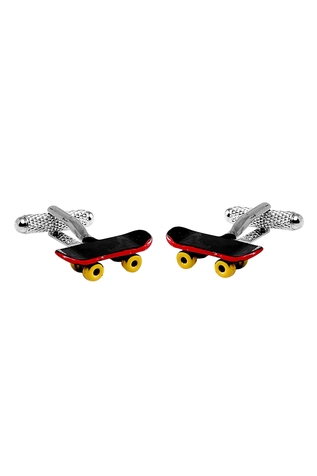 Tossido Skate Board Carved Cufflinks