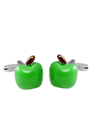 Tossido Apple Carved Cufflinks