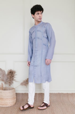 Panelled Full Sleeve Kurta 