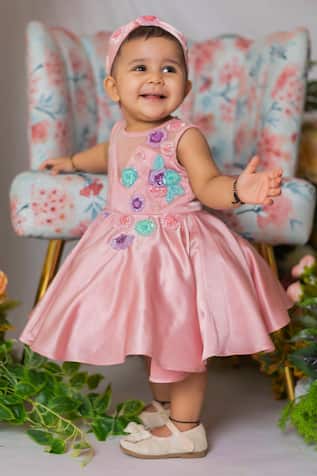 Floral Embroidered Frock 