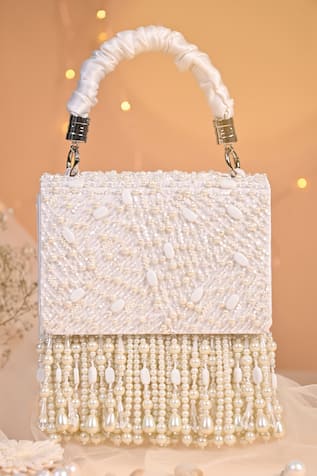 Samara Bead Embellished Clutch Bag 