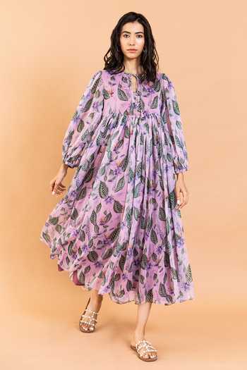 Aroop Shop India Kate Aster Print Dress 