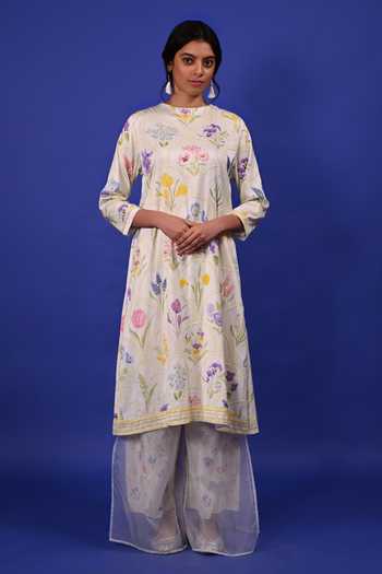 Rimi Nayak Assorted Floral Print Chander Kurta 