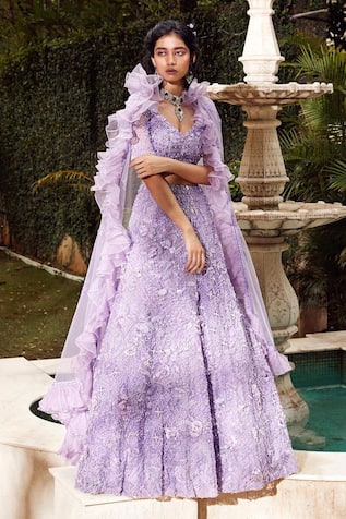 Nadine Dhody Athena Embroidered Lehenga Set 