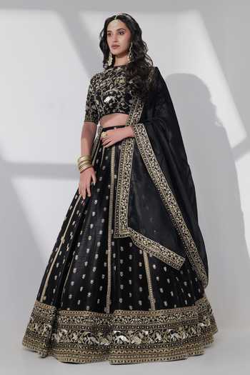 Taisha Handwoven & Embroidered Lehenga Set 