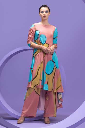 Nautanky Artistic Print Tunic & Pant Set 