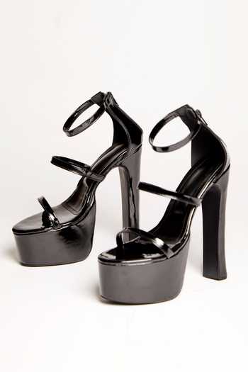 Tiesta Block Platform Heels 