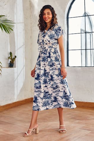 HOUSE OF FETT Chiara Floral Print Dress 