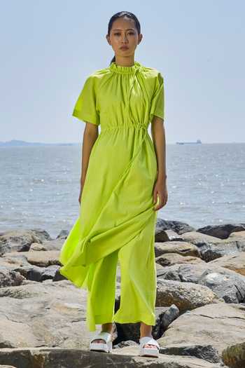 MATI Cotton Neon Straight Pant 