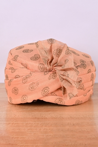 Soniya G Chanderi Paisley Print Safa