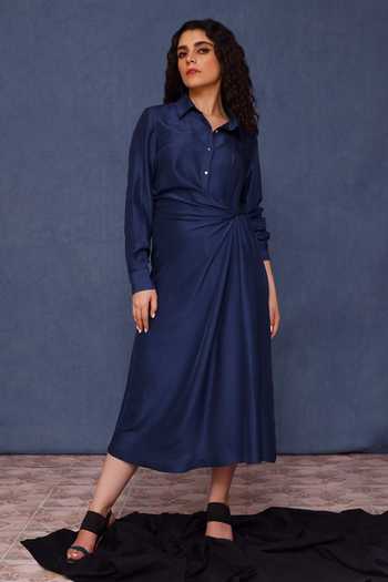 Chokhi Chorri Afina Silk Shirt Dress 