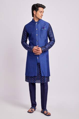 Ivan Griffin Print Sherwani Jacket 
