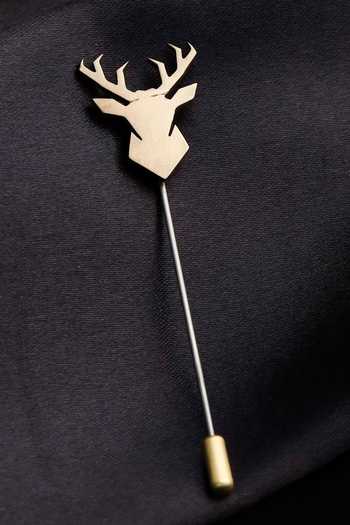 Cosa Nostraa Imperial Stag Lapel Pin 