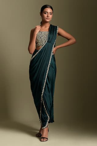 Ready to wear boutique style party wear designer saree - Shop Lance –  ShopLance
