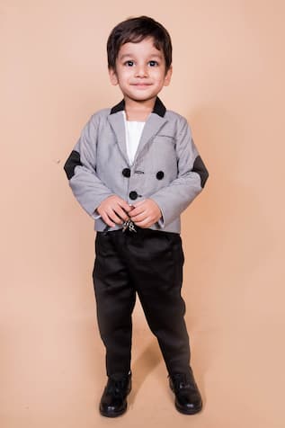 Checkered Pattern Blazer 