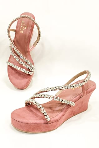 Kiara Stone Embellished Wedges 